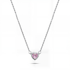 Bộ 2 dây chuyền đôi Heart & Blade Hồng