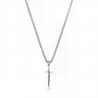 Bộ 2 dây chuyền đôi Heart & Blade Hồng