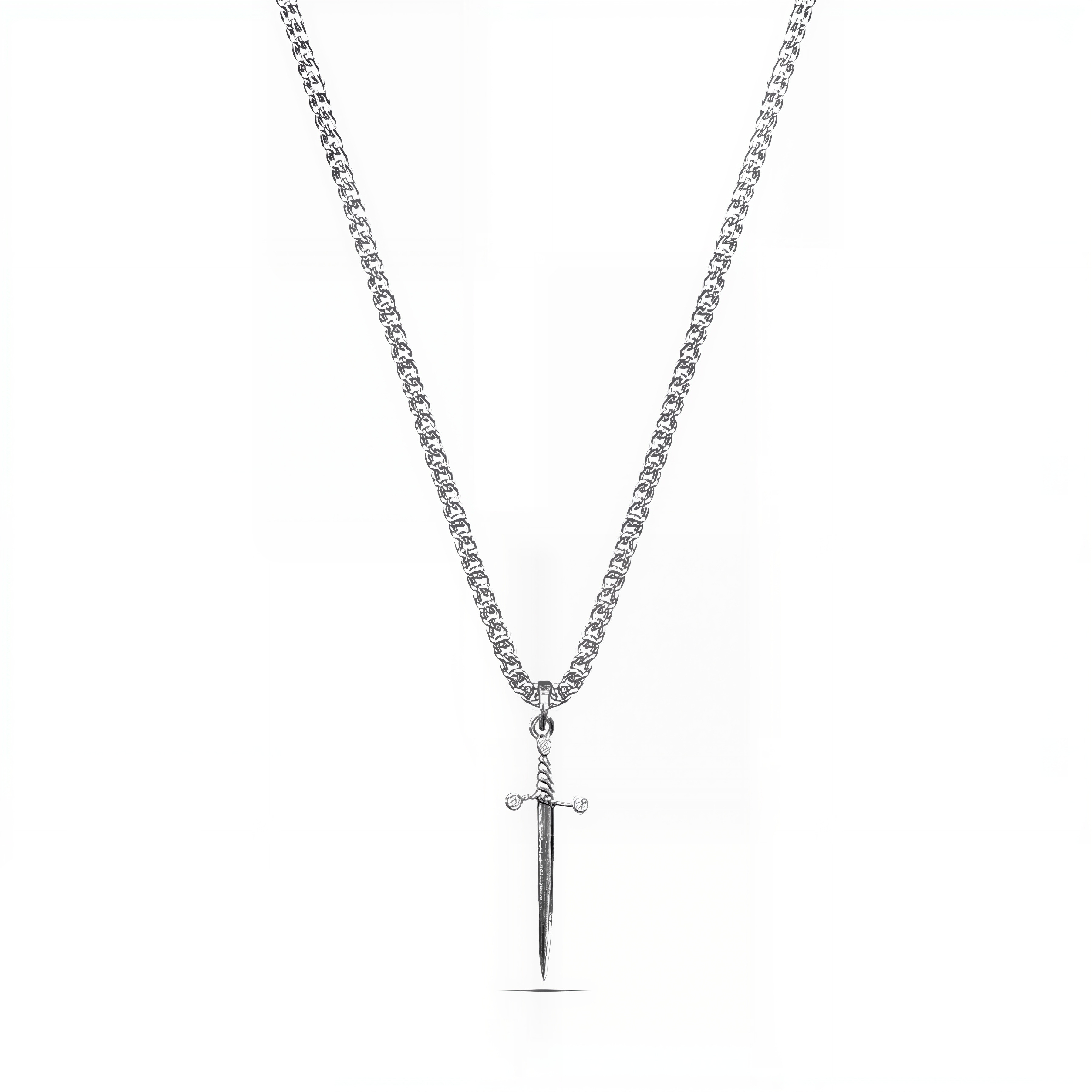 Bộ 2 dây chuyền đôi Heart & Blade Hồng